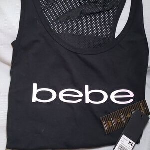 Bebe Black Tank Top